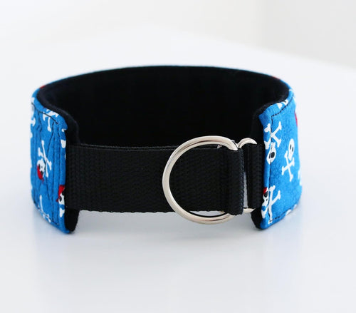 Hundhalsband: Blå pirat