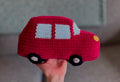Virkmönster amigurumi: Bil som kudde eller leksak (PDF)