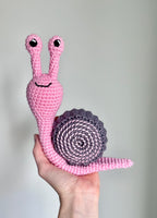 Virkmönster amigurumi: Gullig snigel (PDF)