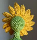 Virkmönster amigurumi: Solros som fantasifigur (PDF)
