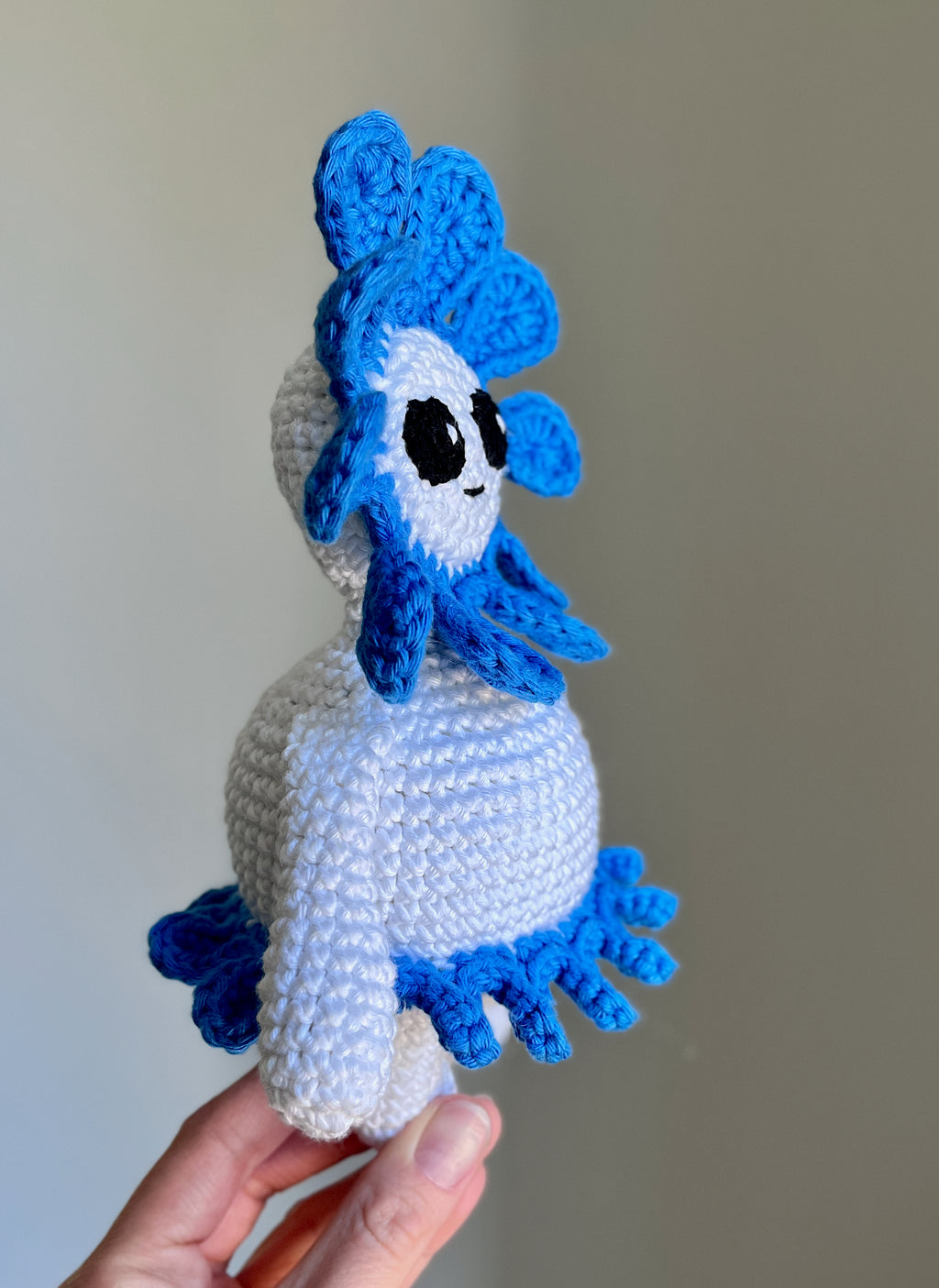 Virkmönster amigurumi: Blåsippa som fantasifigur (PDF)