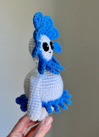 Virkmönster amigurumi: Blåsippa som fantasifigur (PDF)