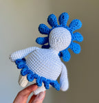 Virkmönster amigurumi: Blåsippa som fantasifigur (PDF)
