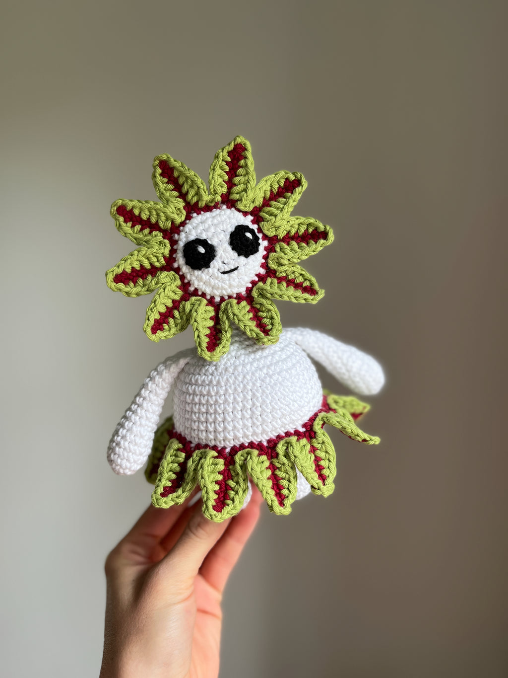 Virkmönster amigurumi: Palettblad som fantasifigur (PDF)