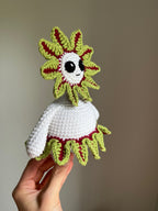 Virkmönster amigurumi: Palettblad som fantasifigur (PDF)