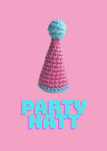 Gratis virkmönster: Partyhatt (PDF)
