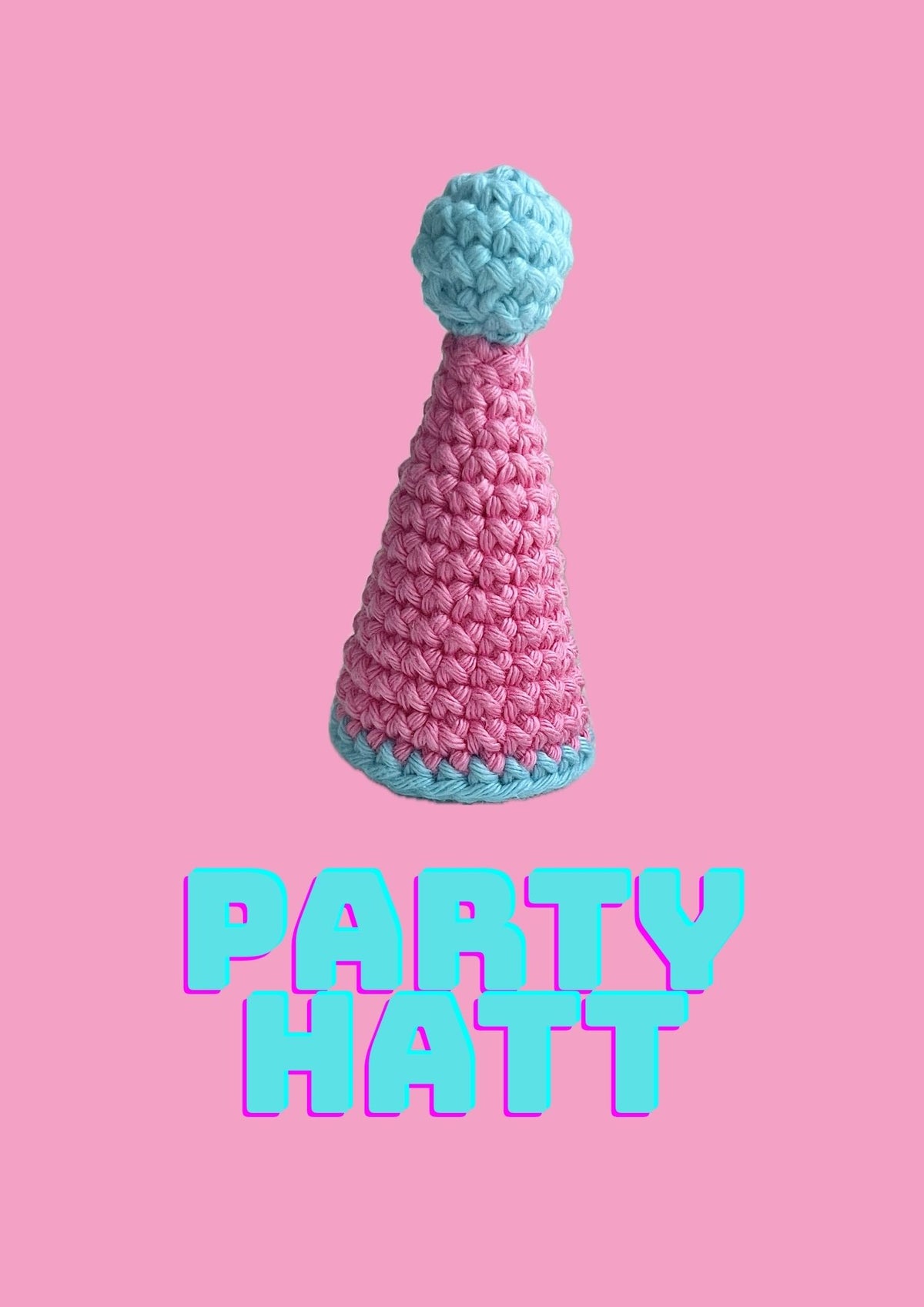 Gratis virkmönster: Partyhatt (PDF)