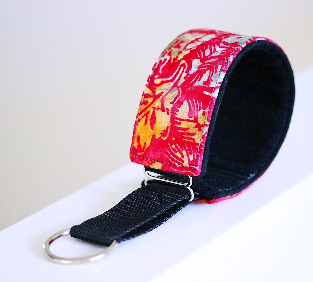 Hundhalsband: Rosa batik